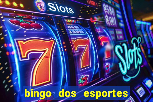 bingo dos esportes para imprimir