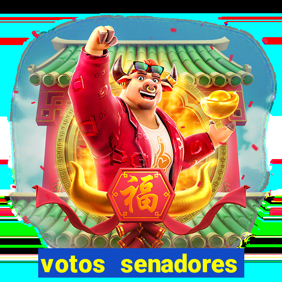 votos senadores impeachment moraes