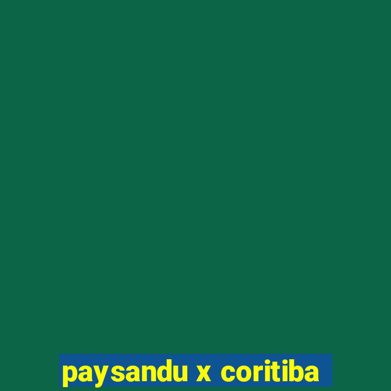 paysandu x coritiba