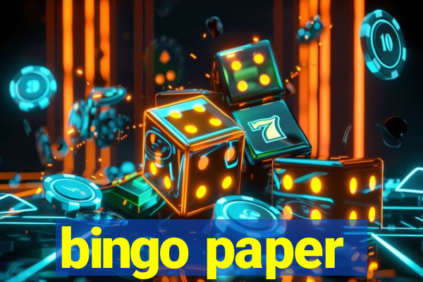 bingo paper