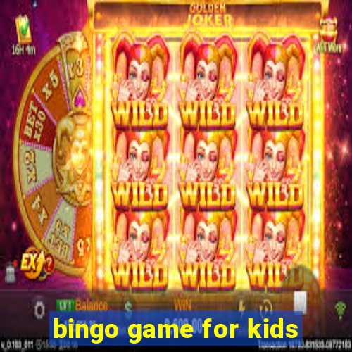 bingo game for kids