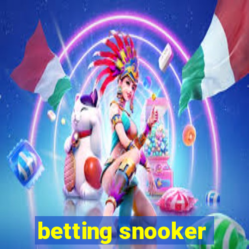 betting snooker