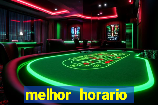 melhor horario jogar fortune rabbit