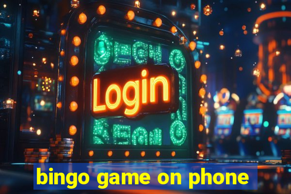 bingo game on phone