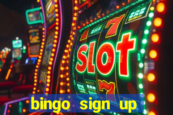 bingo sign up offers no wagering