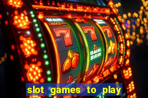 slot games to play for free