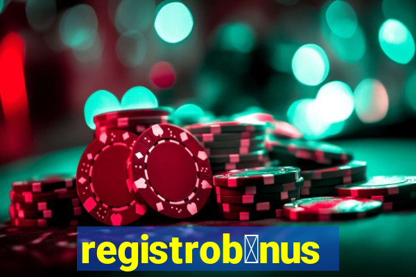 registrob么nus