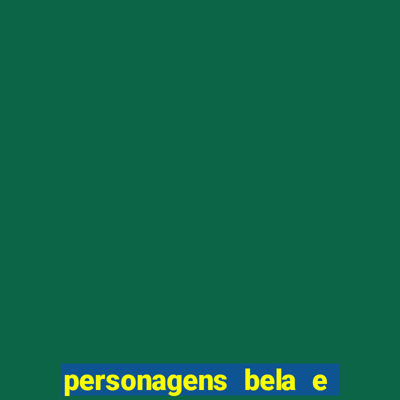 personagens bela e a fera png