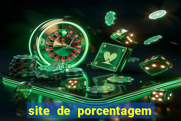 site de porcentagem de slot