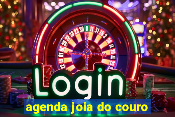 agenda joia do couro