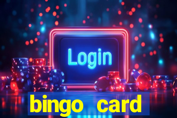 bingo card generator with pictures