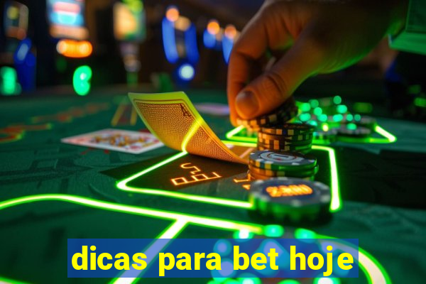 dicas para bet hoje