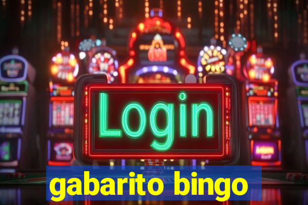 gabarito bingo