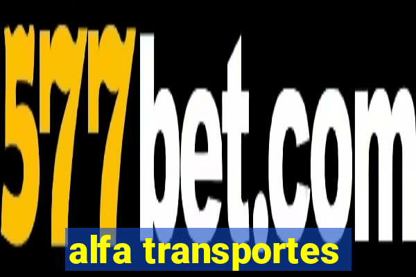 alfa transportes