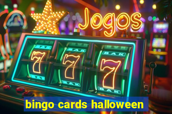 bingo cards halloween