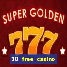 30 free casino bonus no deposit