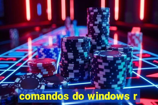 comandos do windows r