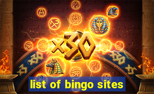 list of bingo sites