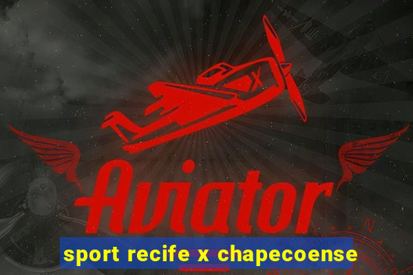 sport recife x chapecoense