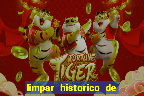 limpar historico de apostas bet365