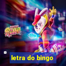 letra do bingo