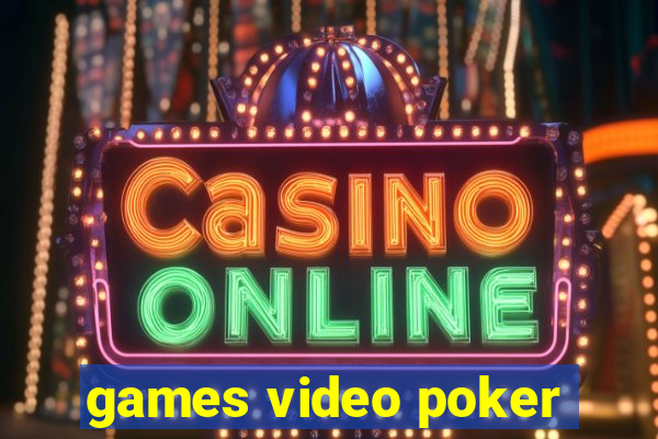 games video poker