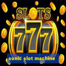 sonic slot machine