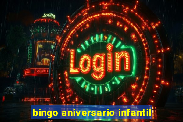 bingo aniversario infantil