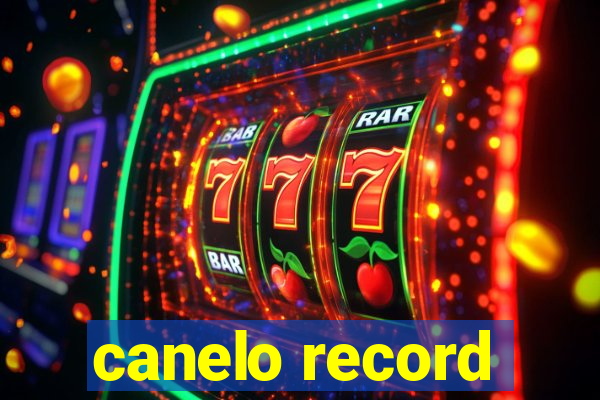 canelo record