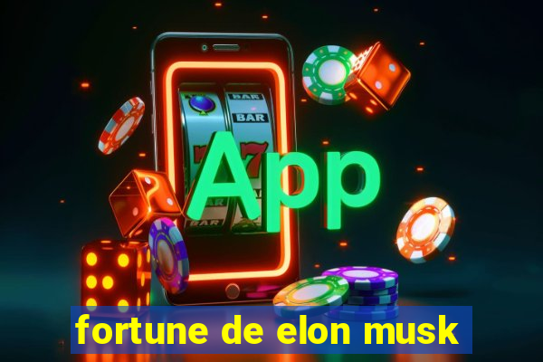 fortune de elon musk