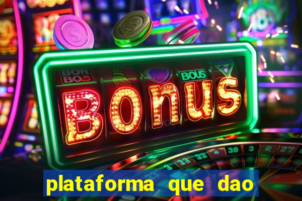 plataforma que dao bonus de cadastro