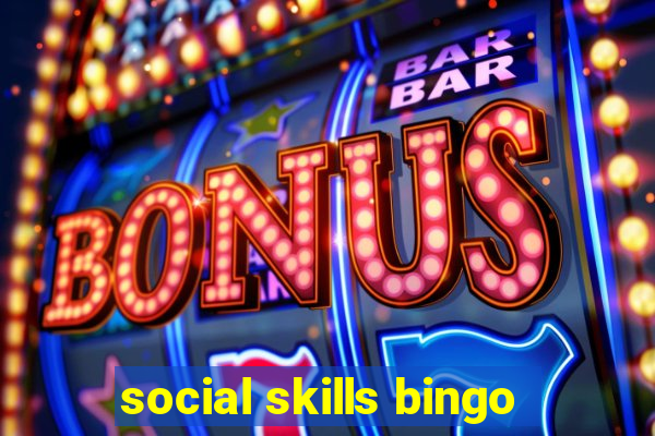 social skills bingo