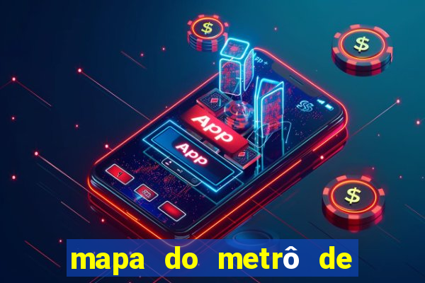 mapa do metrô de são paulo