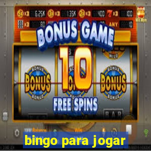 bingo para jogar