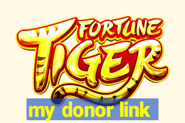 my donor link