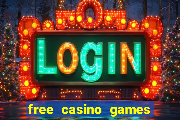 free casino games slot machines