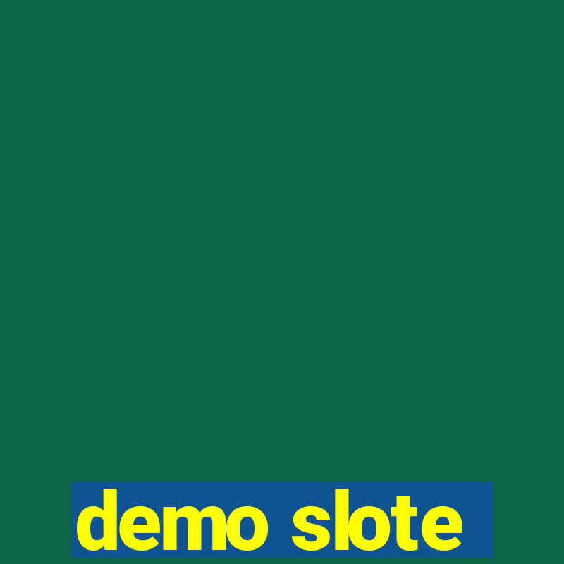 demo slote