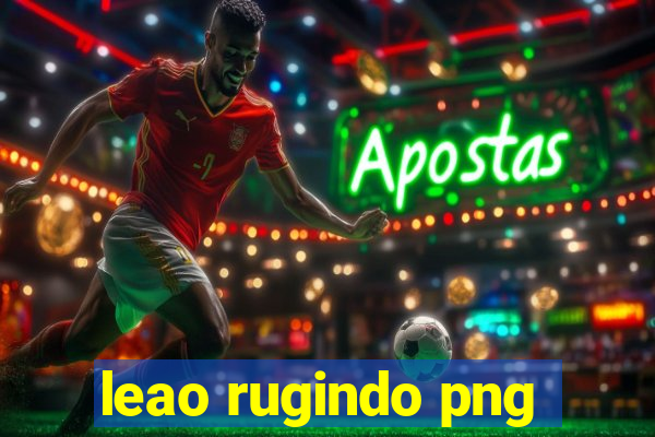 leao rugindo png