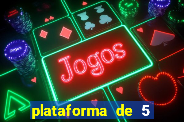 plataforma de 5 reais jogo do tigre