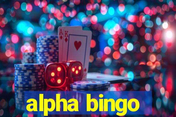 alpha bingo