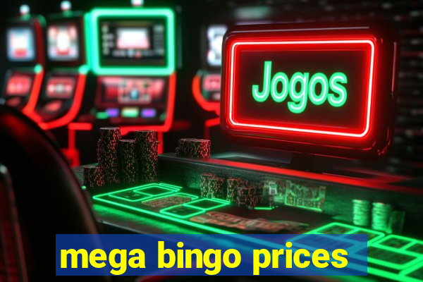 mega bingo prices