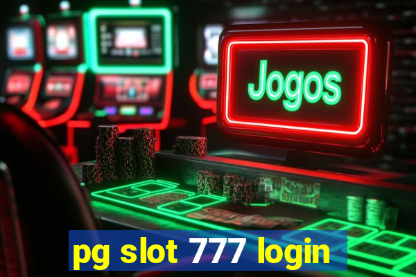 pg slot 777 login