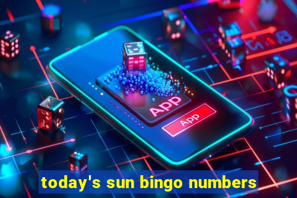 today's sun bingo numbers