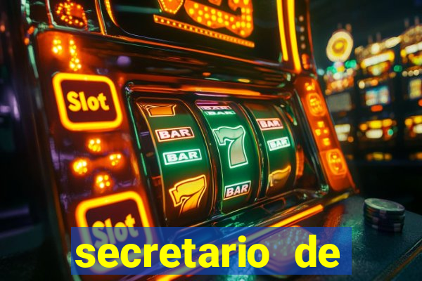 secretario de esporte salario