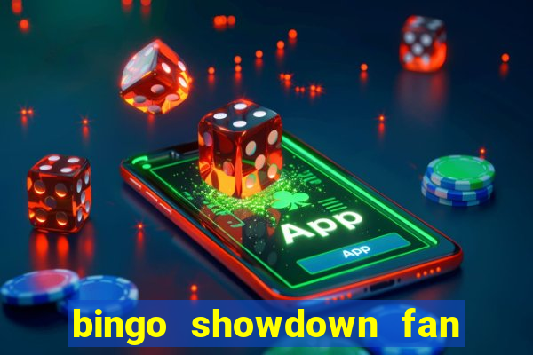 bingo showdown fan page freebies