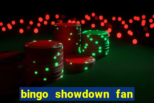 bingo showdown fan page freebies