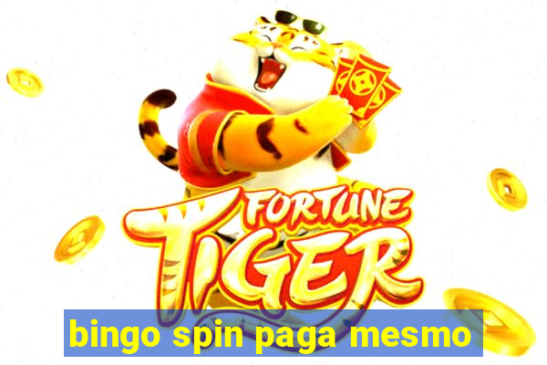 bingo spin paga mesmo