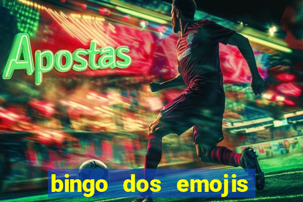 bingo dos emojis para imprimir