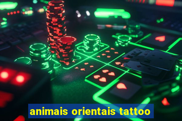 animais orientais tattoo