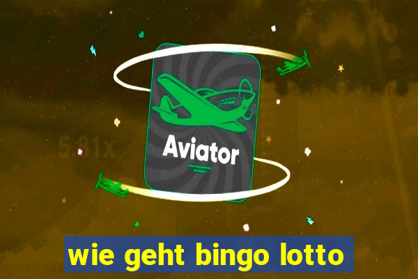 wie geht bingo lotto